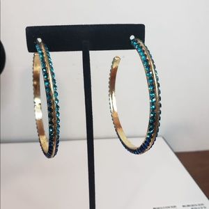 2 pairs of Express hoop earrings